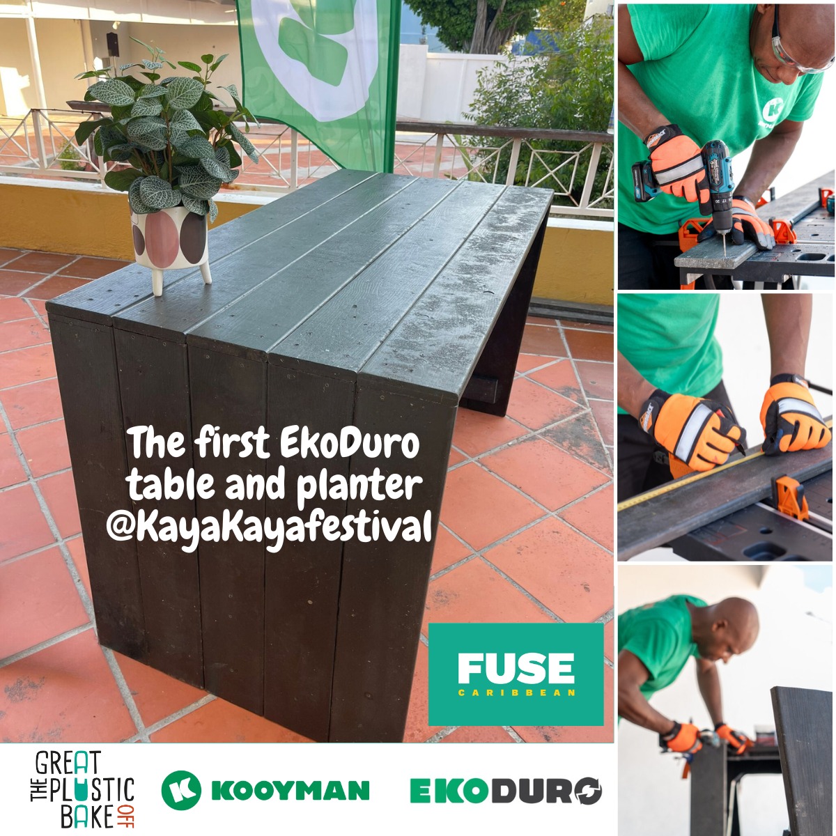 First Ekoduro table at Kaya Kaya